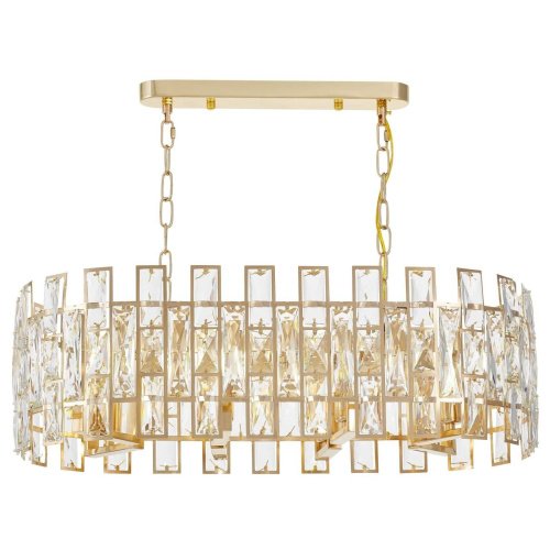 Подвесная люстра Lumina Deco Florina LDP 7041-700-PR F.GD