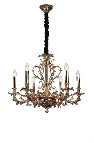 Подвесная люстра Lucia Tucci Firrnze FIRENZE 1780.6 antique gold