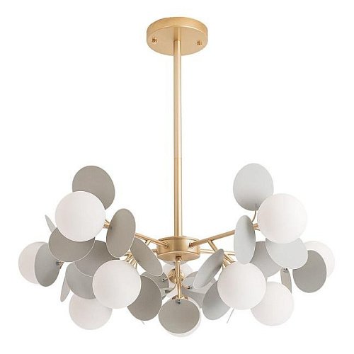 A1369SP-10GY Люстра на штанге Arte Lamp Peacock A1369SP-10GY