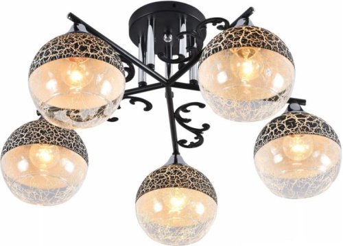 Потолочная люстра 01277-0.3-05B BK+CR