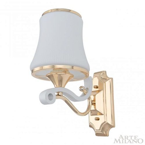 303987/1W Wh/Gd Настенное бра Arte Milano Florentia-3987 303987/1W Wh/Gd