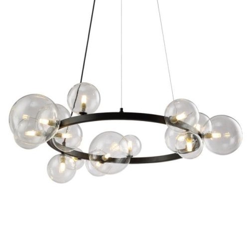 OMG1075R black/clear Подвесная люстра Delight Collection Art Deco Bubble OMG1075R black/clear