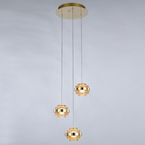 Светильник подвесной Delight Collection Indiana MD22030002-3A gold/champagne