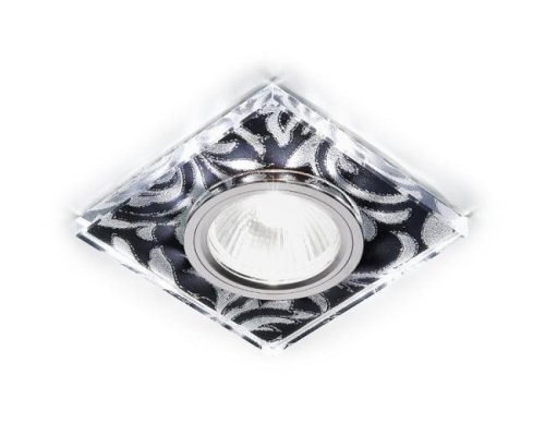 Встраиваемый светильник с узорами Led S234 BK/CH/WH Ambrella