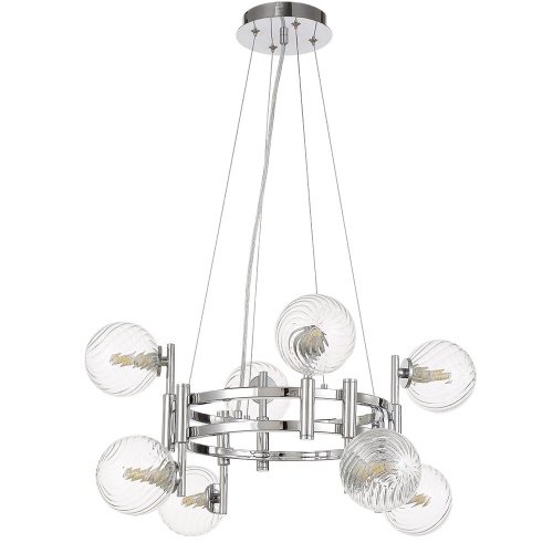 Подвесная люстра Crystal Lux Luxury LUXURY SP8 CHROME