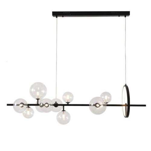 KG1233P-10 black/clear Подвесная люстра Delight Collection Art Deco Bubble KG1233P-10 black/clear