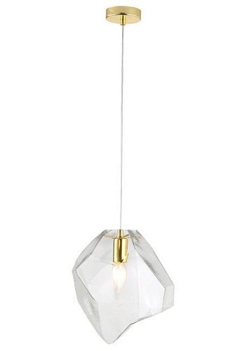 NUESTRO SP1 GOLD/TRANSPARENT Светильник подвесной Crystal Lux Nuestro NUESTRO SP1 GOLD/TRANSPARENT