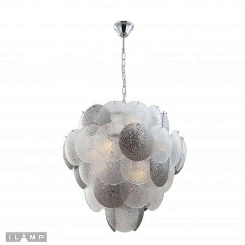15617-14 CR+MULT Подвесная люстра iLamp Rivoli 15617-14 CR+MULT