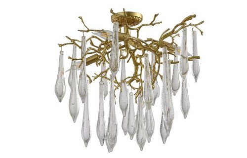 REINA PL5 D600 GOLD PEARL Потолочная люстра Crystal Lux Reina REINA PL5 D600 GOLD PEARL