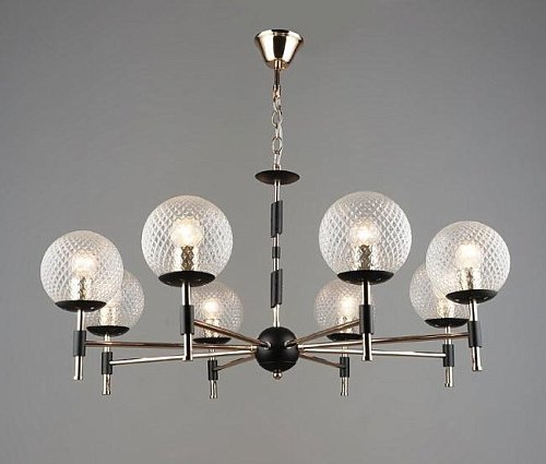 Подвесная люстра Wedo Light Kameliya WD3624/8H-FGD-BK-WT