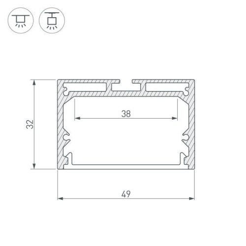 Профиль Arlight SL-LINE 019308
