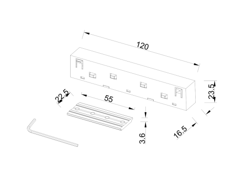 Коннектор SY-LINK SWG LUMKER 00-00013589