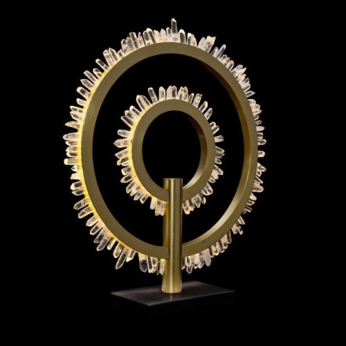 MT20020154-2A satin gold Настольная лампа Delight Collection Quartz Halo MT20020154-2A satin gold
