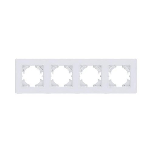 Рамка 4-постовая, белый Kollinger Eleganz Acryl EA4WH