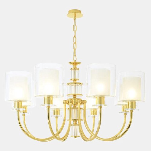ELENA SP8 GOLD Подвесная люстра Crystal Lux Elena ELENA SP8 GOLD