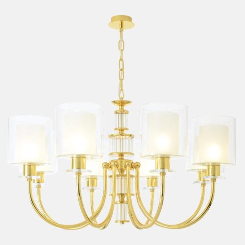 ELENA SP8 GOLD Подвесная люстра Crystal Lux Elena ELENA SP8 GOLD