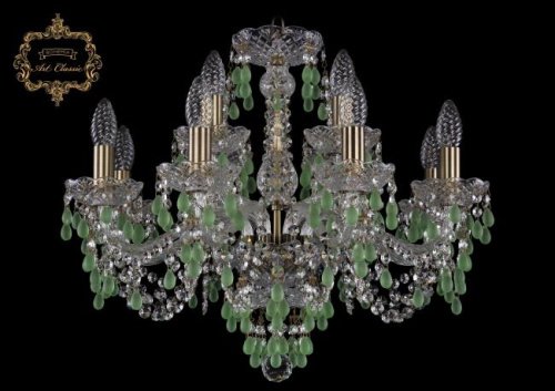 11.24.8+4.200.Br.V5001 Подвесная хрустальная люстра 11.24 Art Classic 11.24.8+4.200.Br.V5001