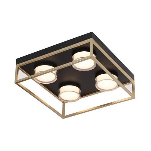 Потолочная люстра ILedex Link 4778-37x37 MBK+SGD