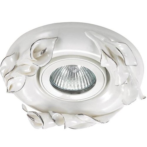 370038 Встраиваемый светильник с цветочками Farfor 370038 Novotech