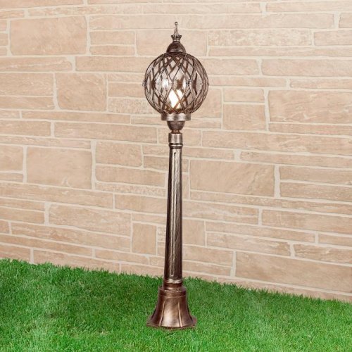 Столб фонарный уличный Elektrostandard Sirius Sirius F черное золото