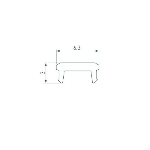 Экран для профиля Arlight Sl-Mini 043689