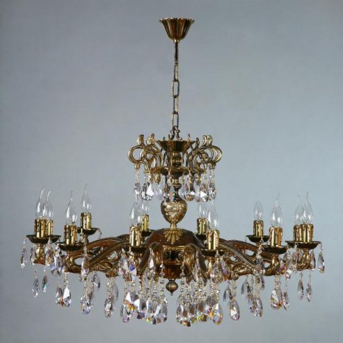 Подвесная люстра Ambiente Leon 2128/12 PB Tear drop