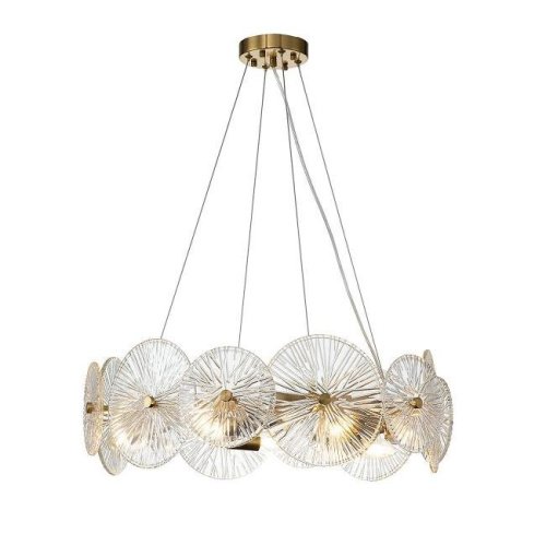 V000020 Подвесная люстра Indigo Miele 12021/7P Brass V000020