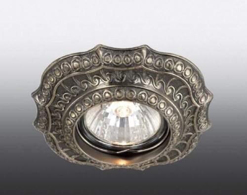 Встраиваемый светильник с узорами Vintage 369855 Novotech