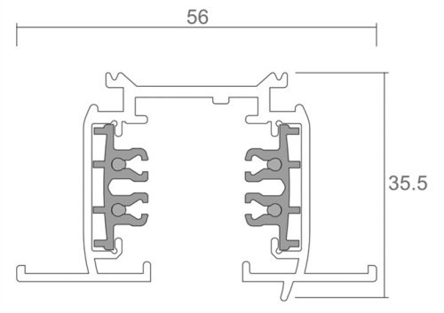 Шинопровод Deko-Light Line Built 710070