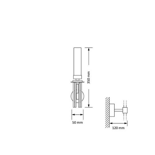 Настенное бра Kutek Mussa MUS-K-1(Z)