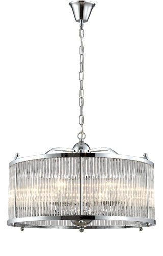 Подвесная люстра Crystal Lux Tadeo TADEO SP6 D600 CHROME/TRANSPARENTE