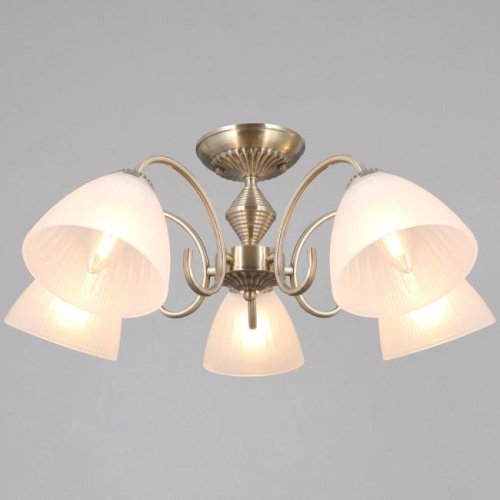 IL0897-5CSQ-26 AB ELITE Потолочная люстра ILLUMICO IL0897-5CSQ-26 AB ELITE