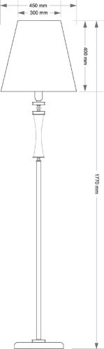 Торшер Kutek Averno AVE-LS-1(P/A)