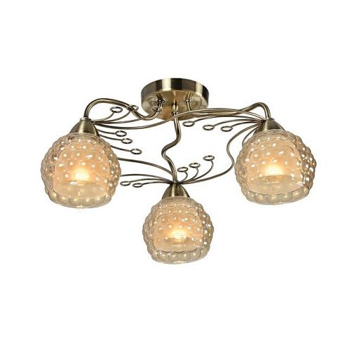286/3PF-Oldbronze Потолочная люстра ID lamp Verity 286/3PF-Oldbronze
