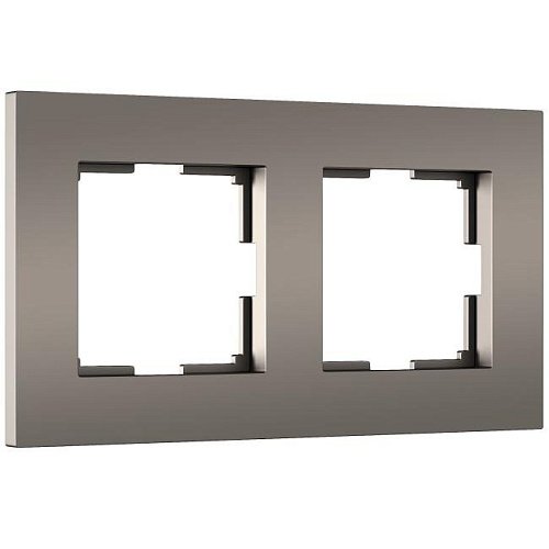 W0022963/ Рамка на 2 поста Slab (бронза софт) Рамка Werkel Slab бронза софт W0022963/ Рамка на 2 поста Slab (бронза софт)