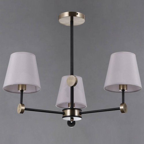 Потолочная люстра ILLUMICO IL0394-3CSQ-24 BK AB CASTOR