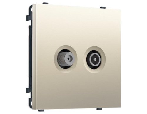 MS553310 MS553310 Комплект механизма розетки TV оконечной + SAT SIGMA Шёлк 5-862MHz 3.5dB/950-2150MHz 3.8dB QUANT PRO (SP5533, PR217)