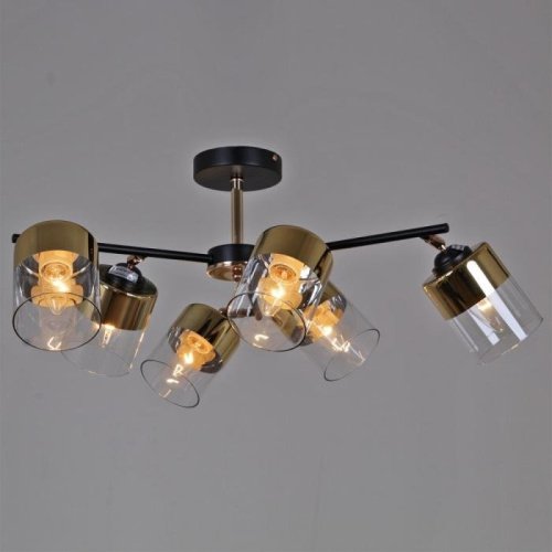 Потолочная люстра 11555-0.3-06 BK+FGD