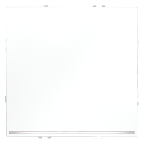 VLS010402 Проходной переключатель встраиваемый VOLTUM S70 одноклавишный с подсветкой 10А, (белый матовый) VLS010402