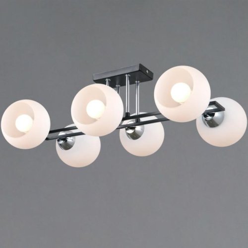 Потолочная люстра ILLUMICO IL0791-6CSQ-25 BK CR TRENTO