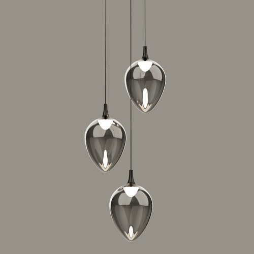 Светильник подвесной Delight Collection MD24001012 MD24001012-3A black/smoky