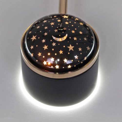 Потолочная люстра 13289-4.3-08 BK+GD CR