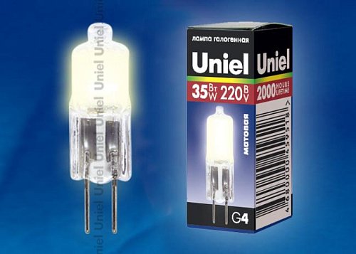 JC-220/35/G4 FR Галогенная лампа Uniel JC-220/35/G4 FR
