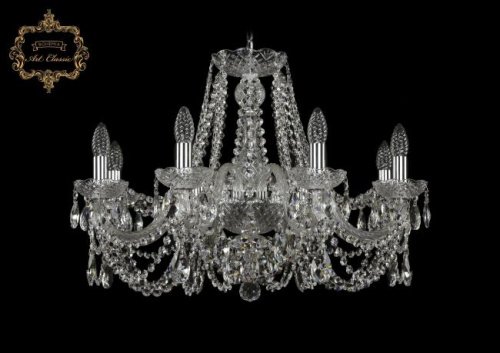 11.11.8.240.Cr.Sp Подвесная хрустальная люстра 11.11 Art Classic 11.11.8.240.Cr.Sp