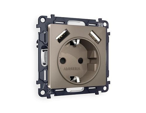 Розетка Ambrella Volt ALFA MA639010