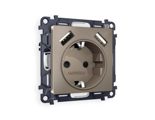 Розетка Ambrella Volt ALFA MA639010
