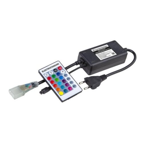 Контроллер для неона LS001 220V 5050 RGB (LSC 011) Драйвер для LED ленты Elektrostandard Аксессуары для RGB гибкого неона Контроллер для неона LS001 220V 5050 RGB (LSC 011)