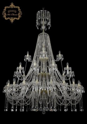 11.12.20+10+5.530.3d.XL-205.Gd.Sp Подвесная хрустальная люстра 11.12 Art Classic 11.12.20+10+5.530.3d.XL-205.Gd.Sp