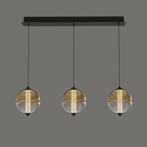 MD24022079-3B black/amber Светильник подвесной Delight Collection MD24022079 MD24022079-3B black/amber