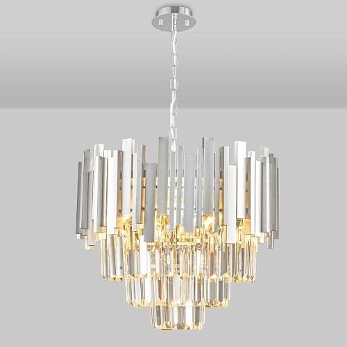 VERTIGO 81440/6C SILVER Подвесная люстра Natali Kovaltseva Vertigo VERTIGO 81440/6C SILVER